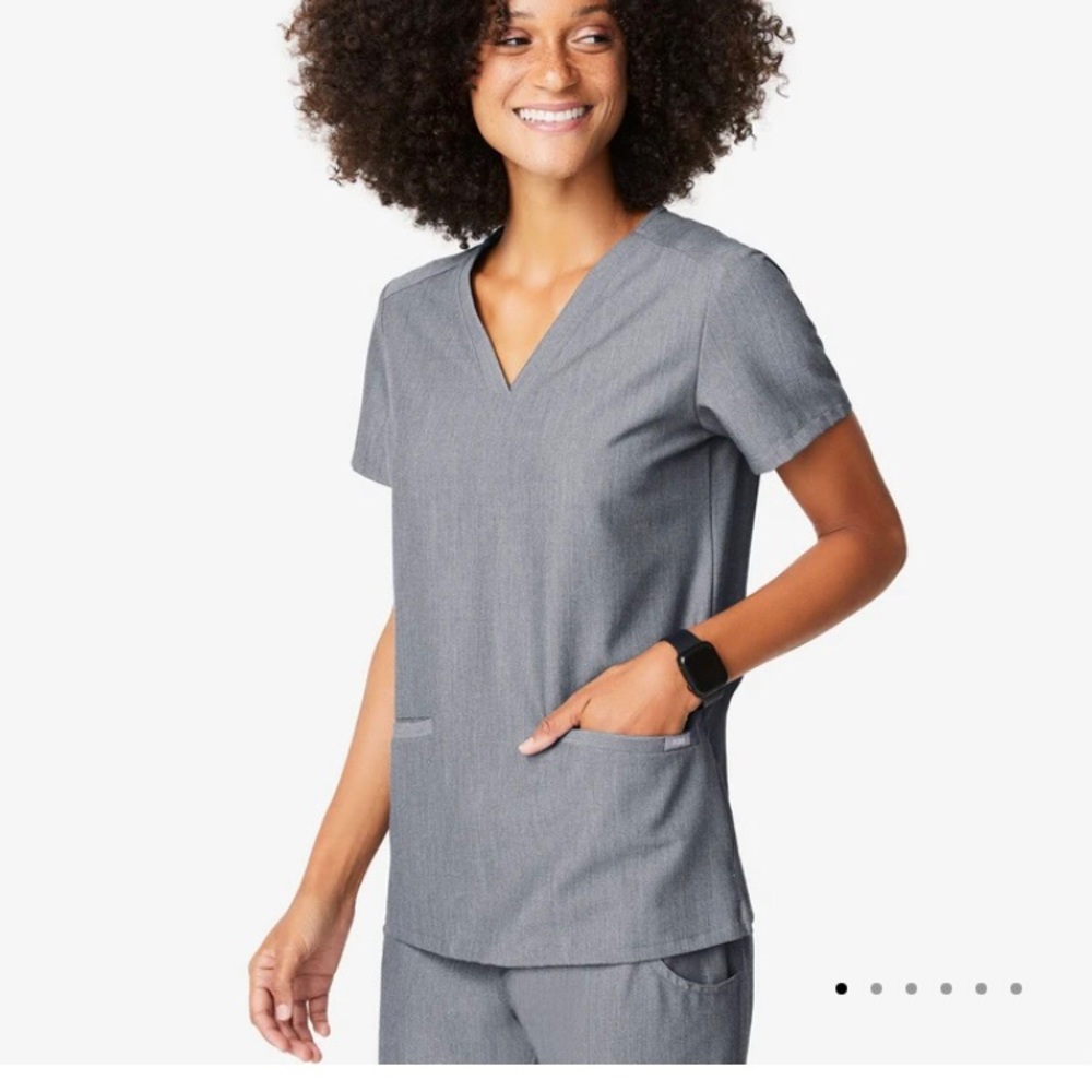 Figs Scrub Set In Graphite - image 8